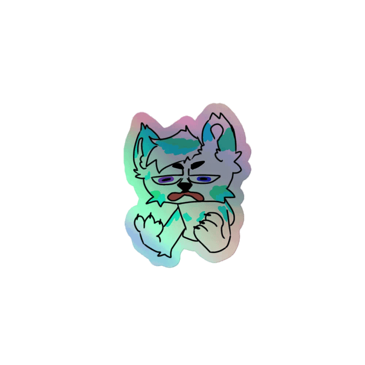 Fisk WTF Holographic Sticker product image (1)