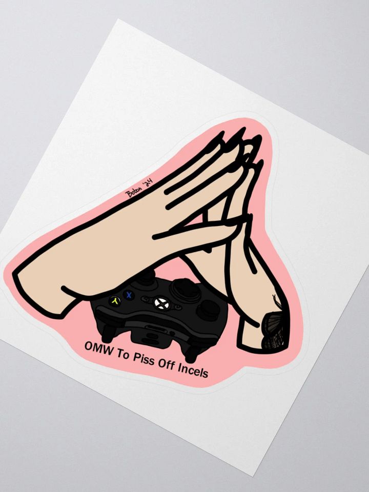 OMW To P*ss Off Incels Sticker product image (4)