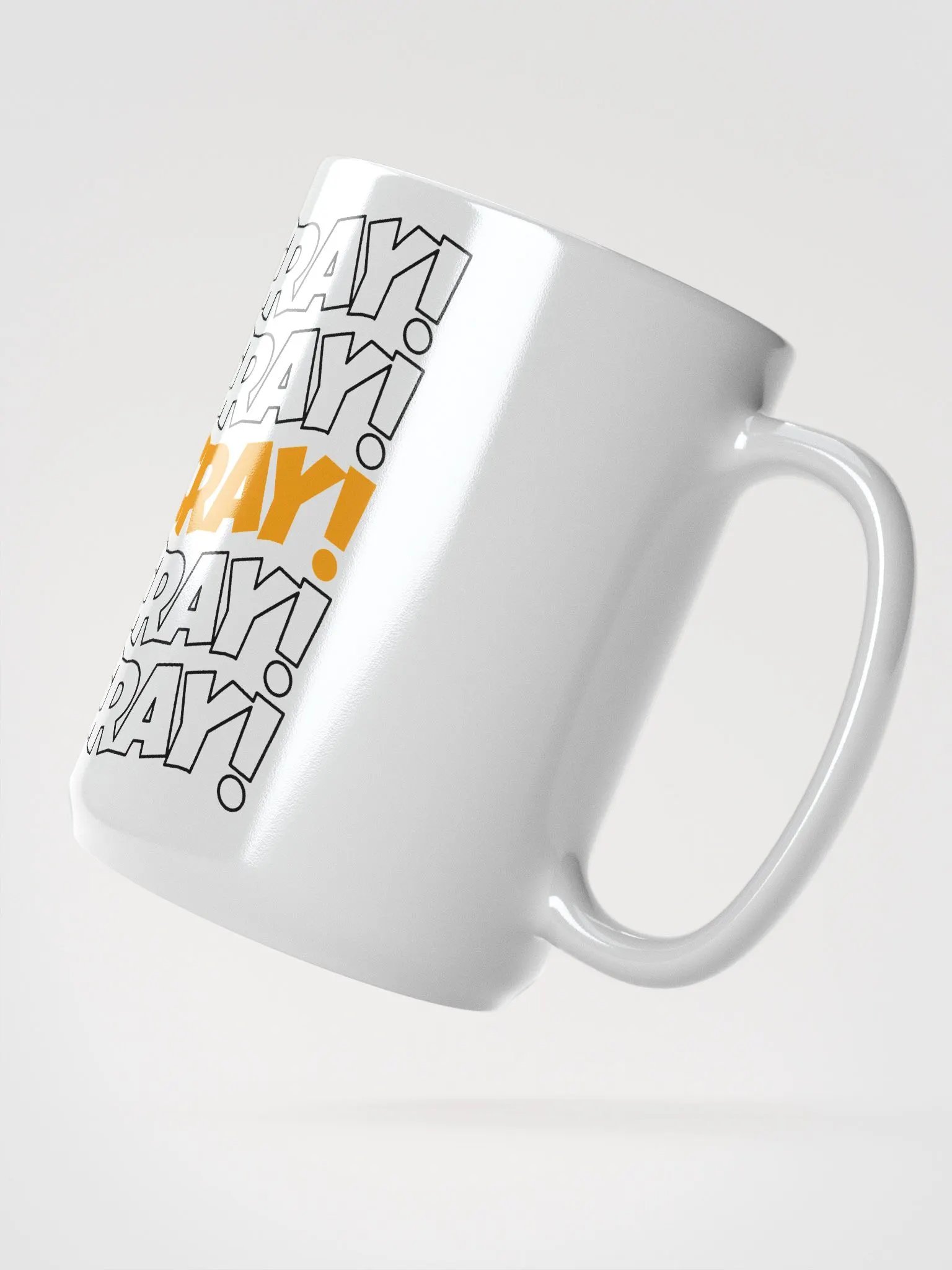 He's cray cray! Mug (orange/black) product image (4)