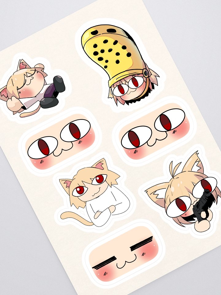 Neco Arc - Kiss Cut Sticker Sheet (Kisscut sticker) product image (1)