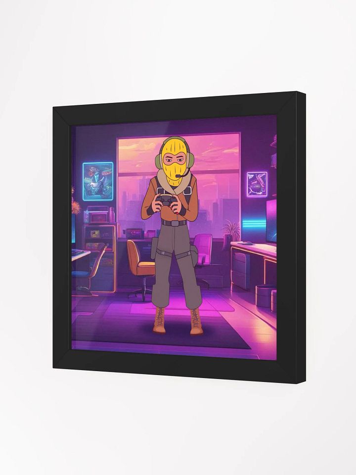 Neon Gaming Haven Framed Poster product image (8)