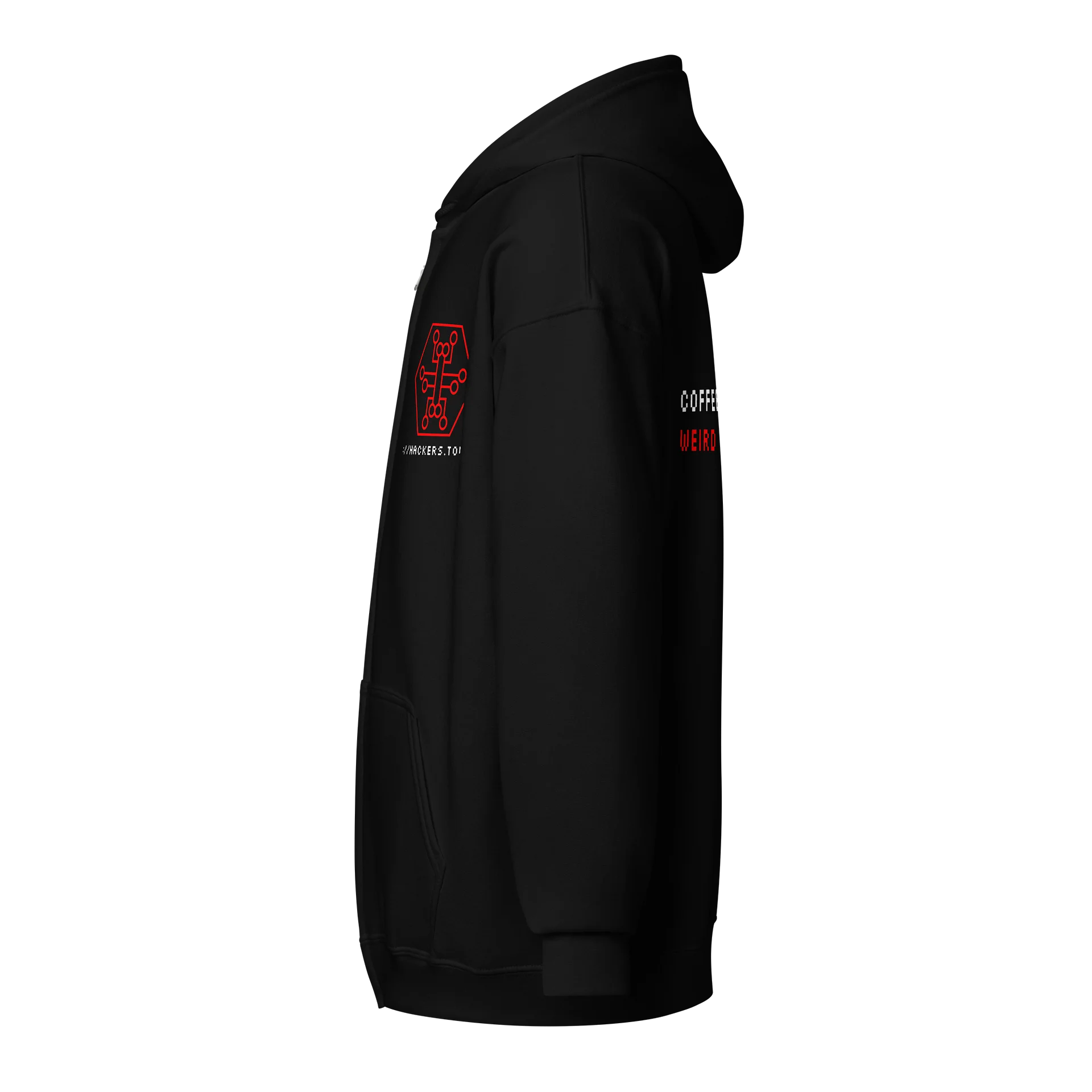 coffee hoodie, red product image (3)