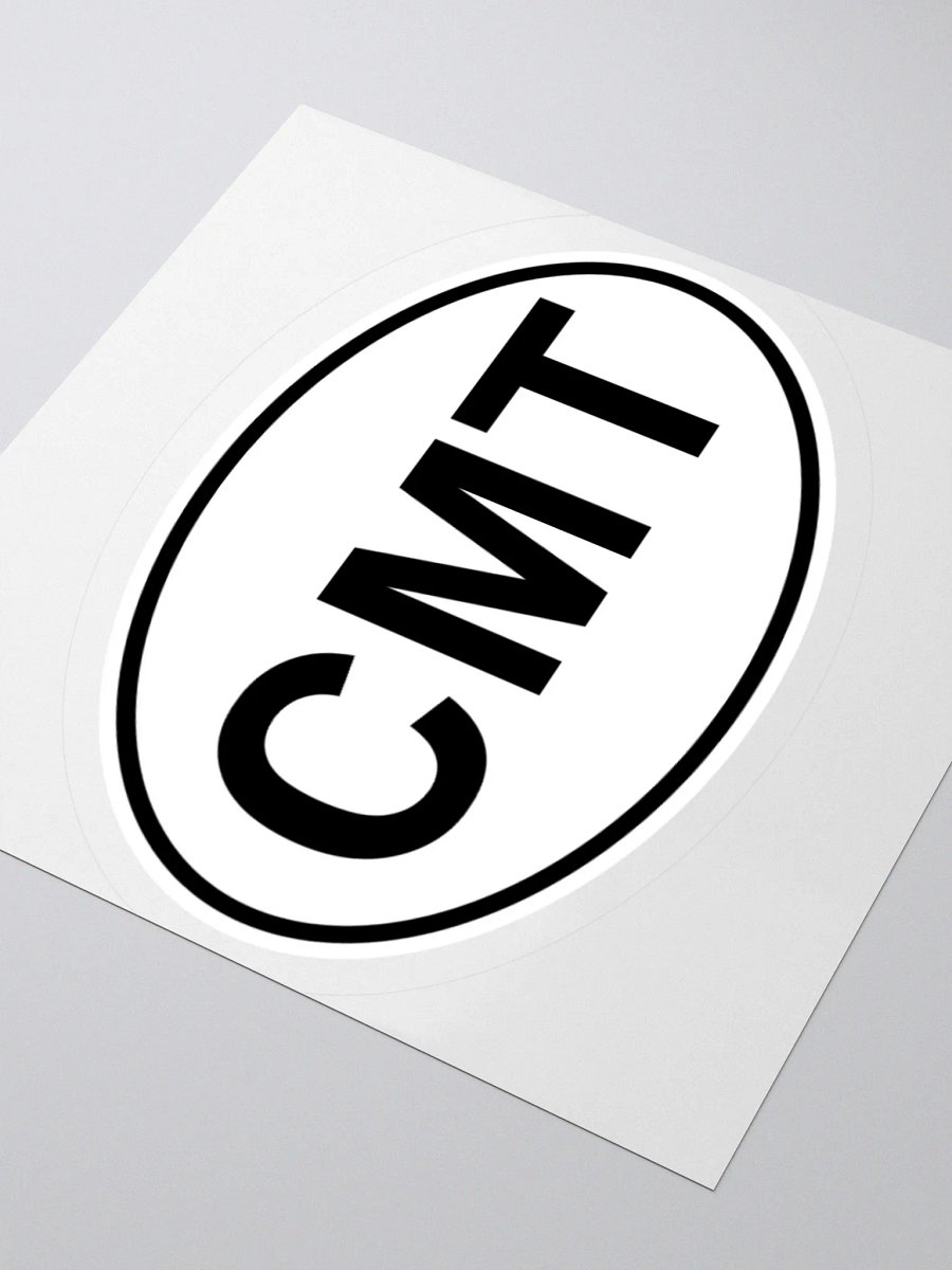 CMT Oval Sticker product image (3)