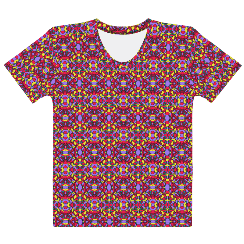 Retro Circus Ticket - All-Over Print Women's Crew Neck T-Shirt product image (5)