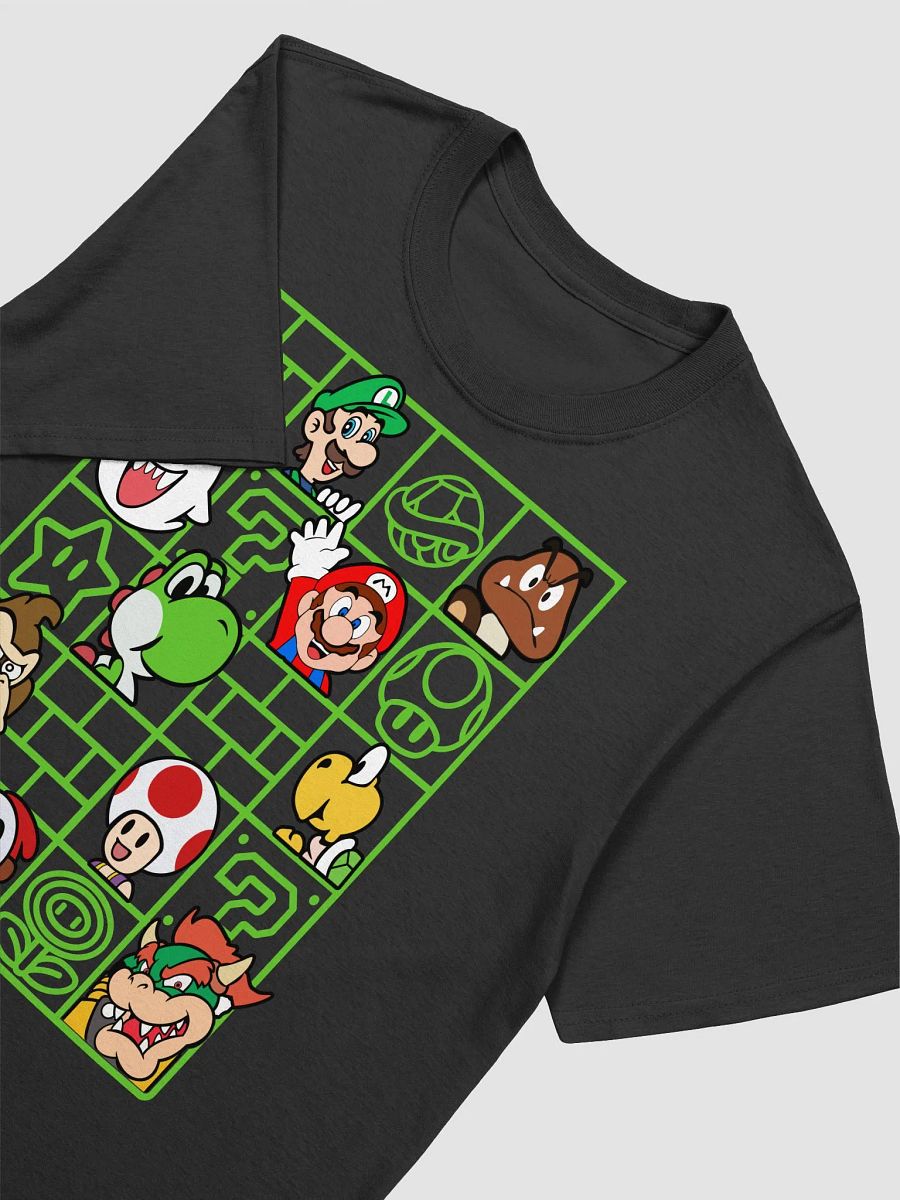 Super Mario Grid Unisex T-Shirt product image (3)