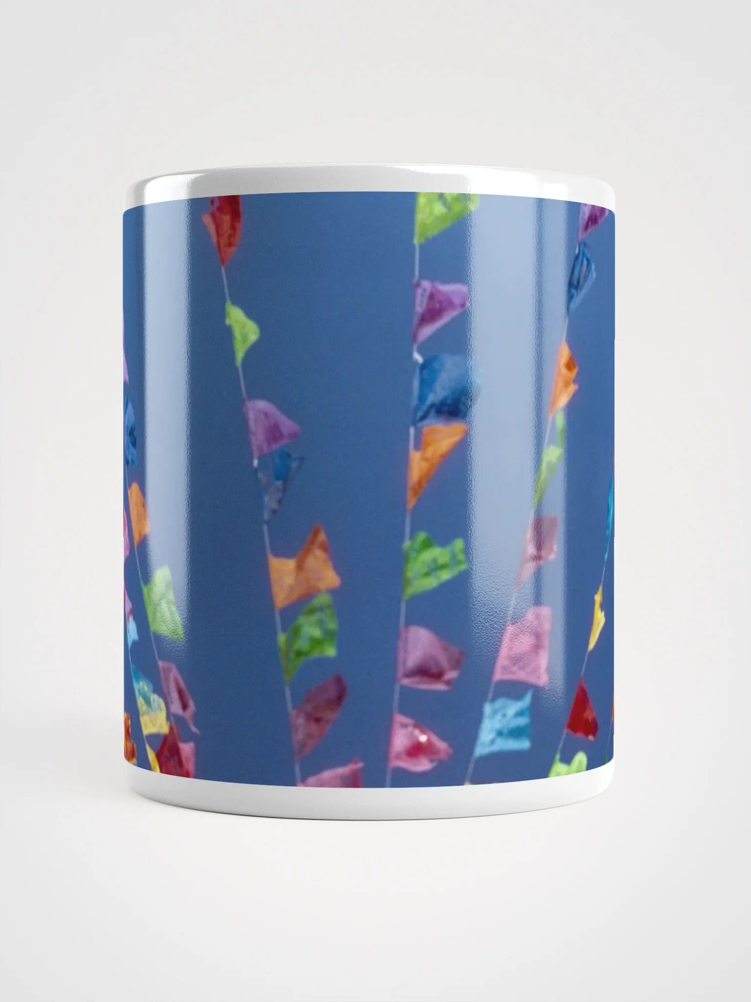 Papel Picado White Glossy Mug product image (10)