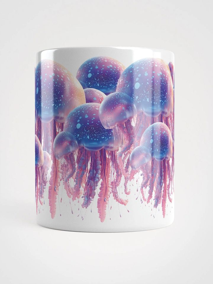 Luminous Jellyfish Glow White Mug product image (2)