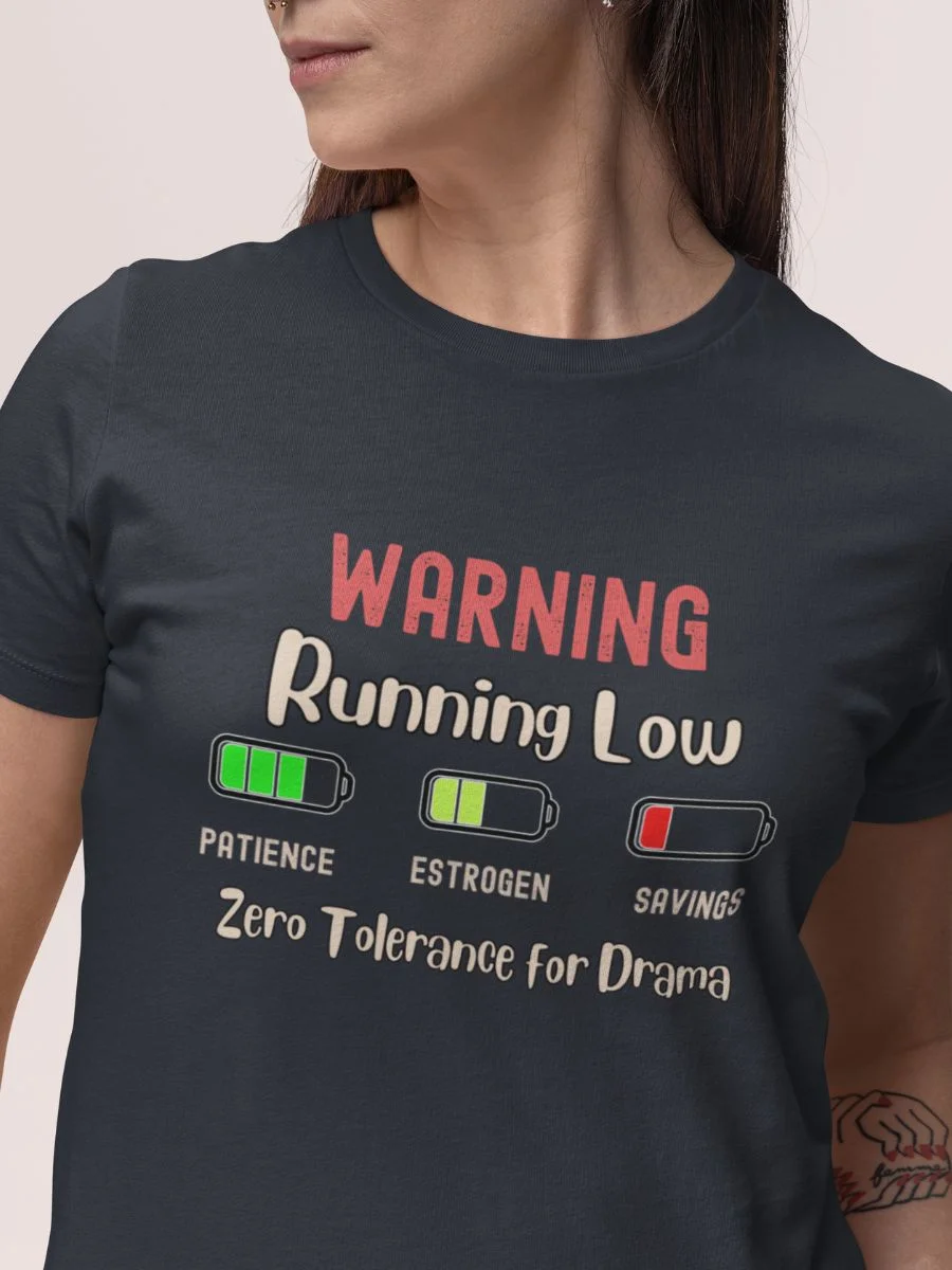 Funny Warning Menopause Relaxed Fit T-Shirt product image (1)