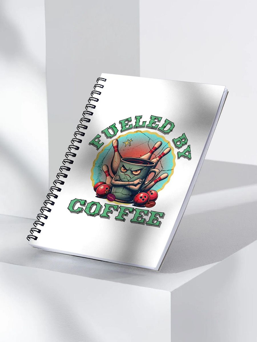 Fueled By Coffee Bowling Notebook product image (2)