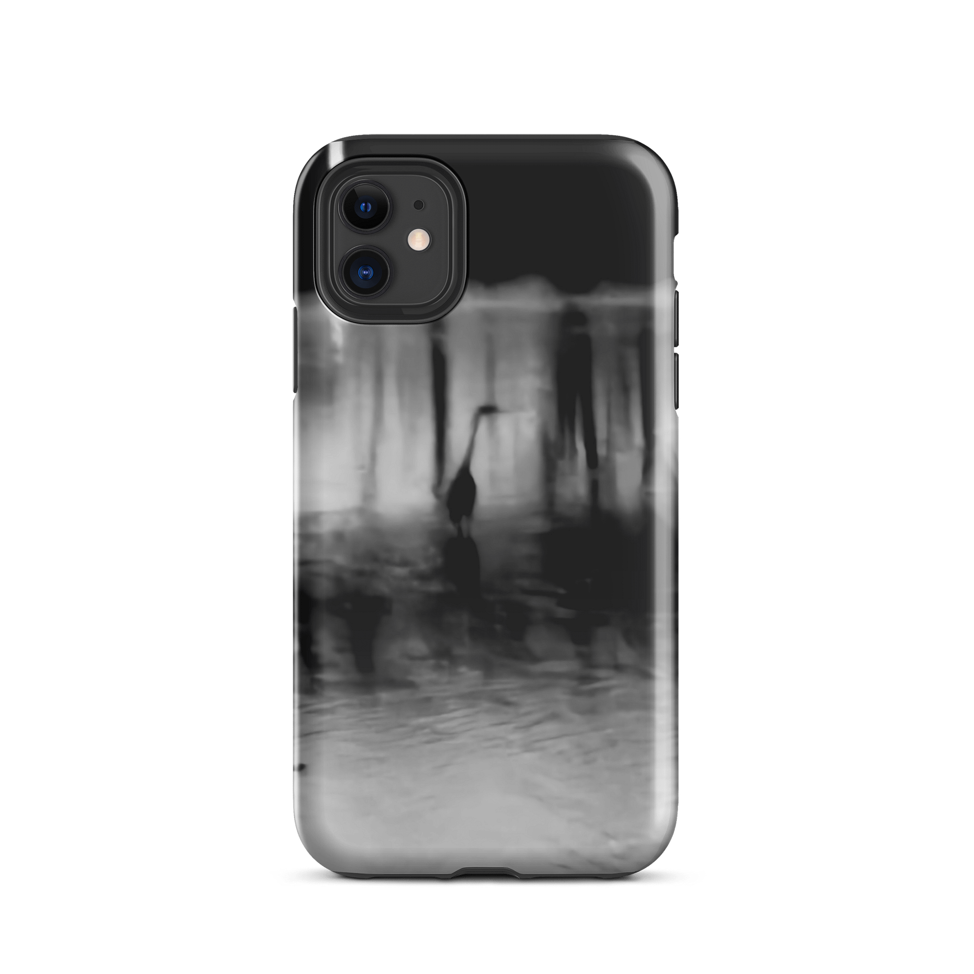 Blue Heron Black and White iPhone® Tough Case product image (28)