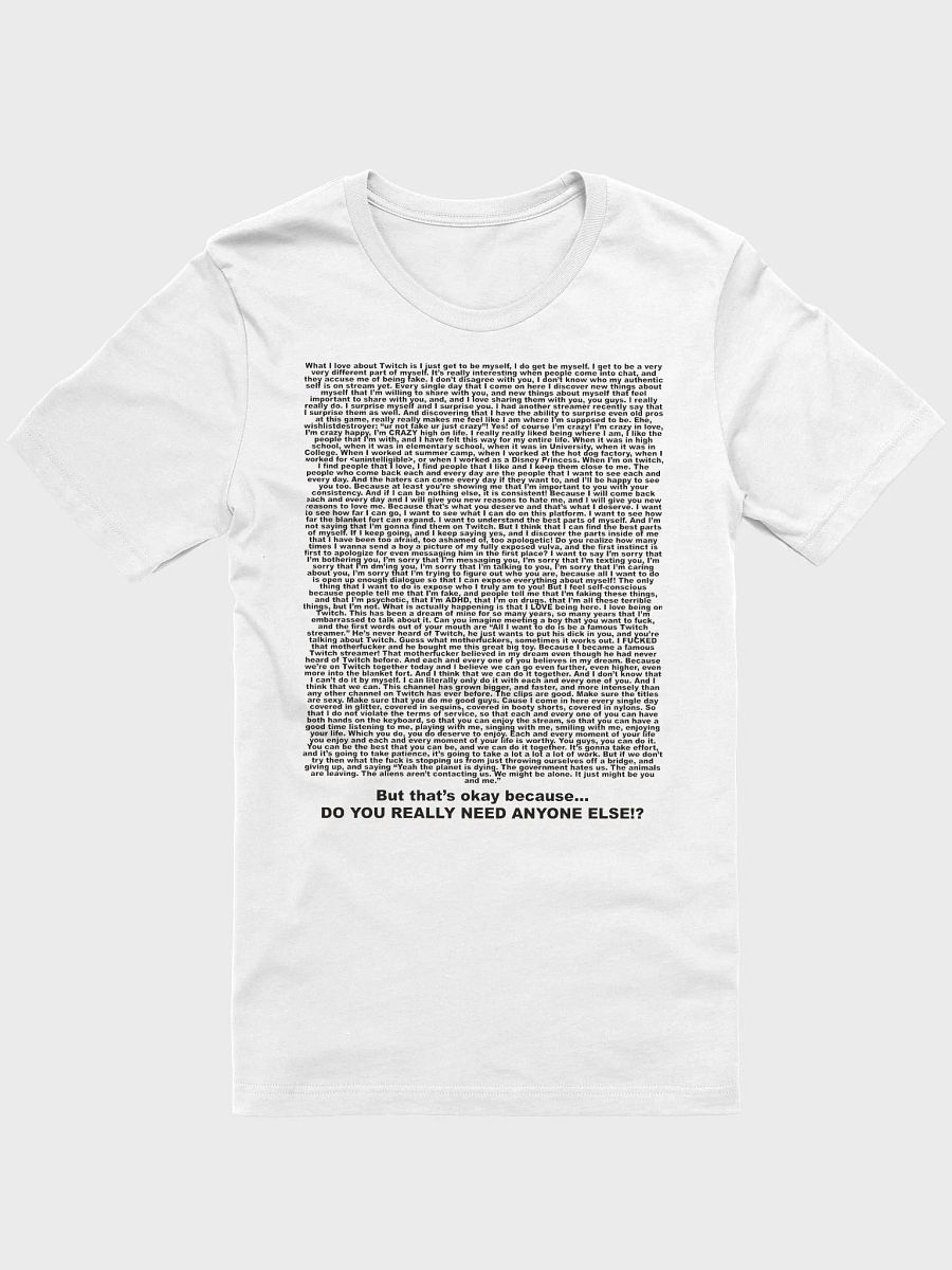 [INTERNATIONAL] DO YOU REALLY NEED ANYONE ELSE? product image (1)
