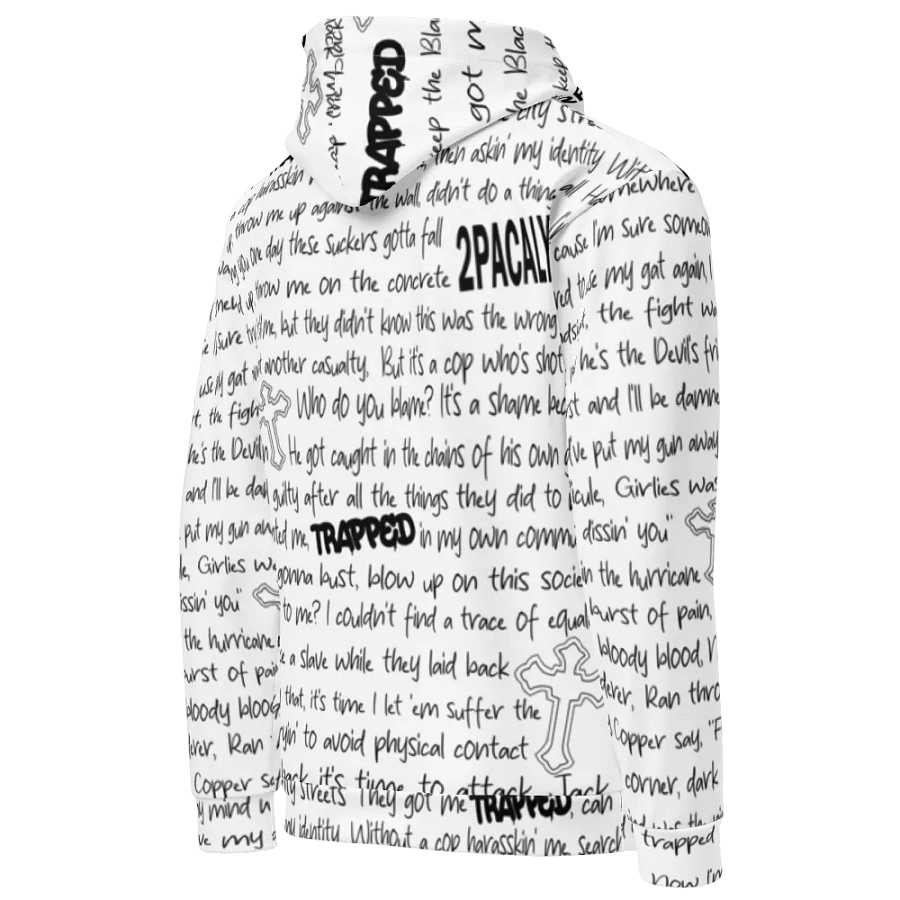 Trapped - 2Pac - WHITE - Unisex Hoodie product image (4)