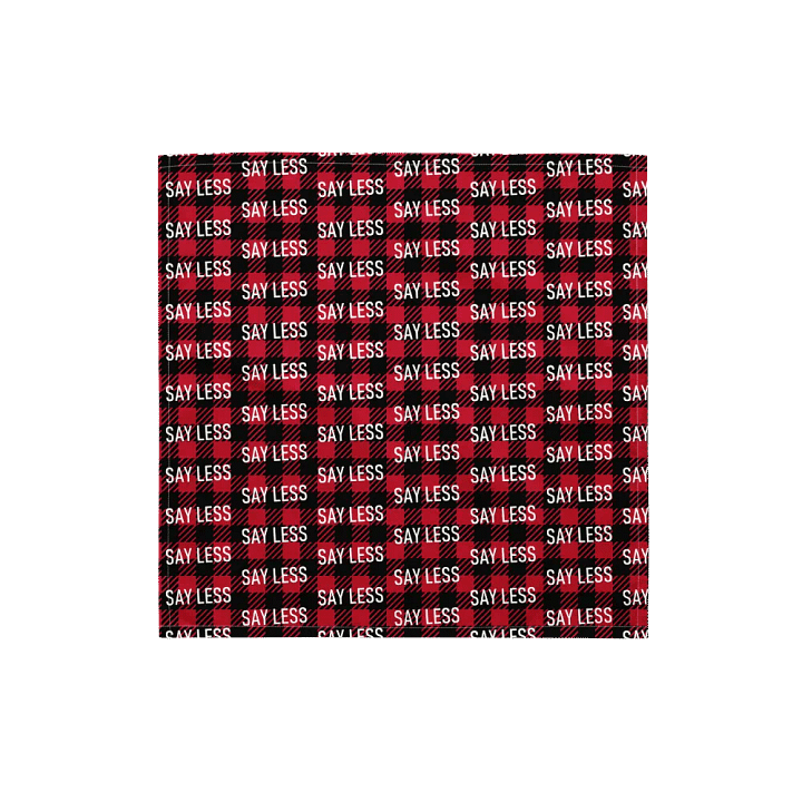 Say Less Bandana product image (1)