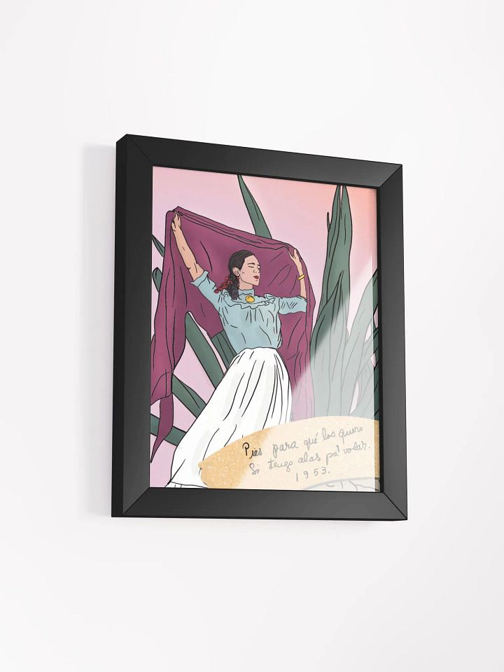 Pies para que los quiero framed poster product image (10)