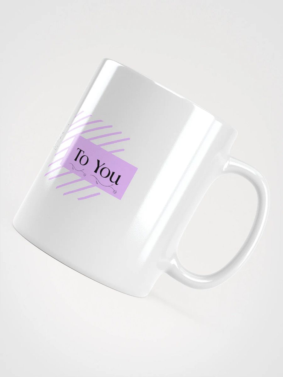 Purple/White Coffee Mug: Be Kind To You product image (4)