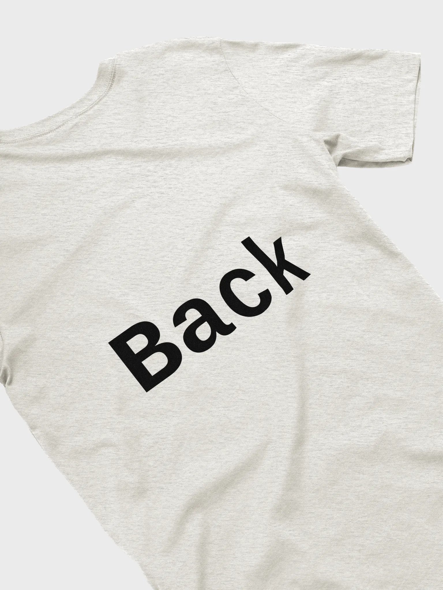 Front Back Simple Tee - Correct - Light Color product image (42)