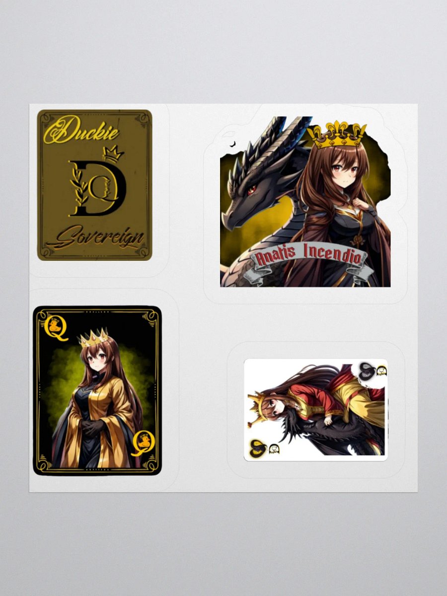 Royal Card Fantasy Kiss Cut Stickers product image (2)