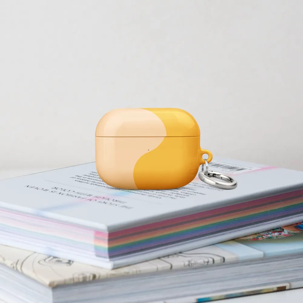 Orange Honey Cream Minimal Wave AirPods Case product image (51)