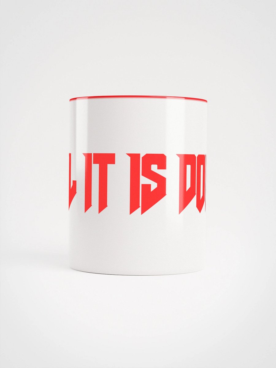 Humanity's Guardian God - Doom Slayer Saga - UNTIL IT IS DONE Bold Inspiration Ceramic Mug product image (5)
