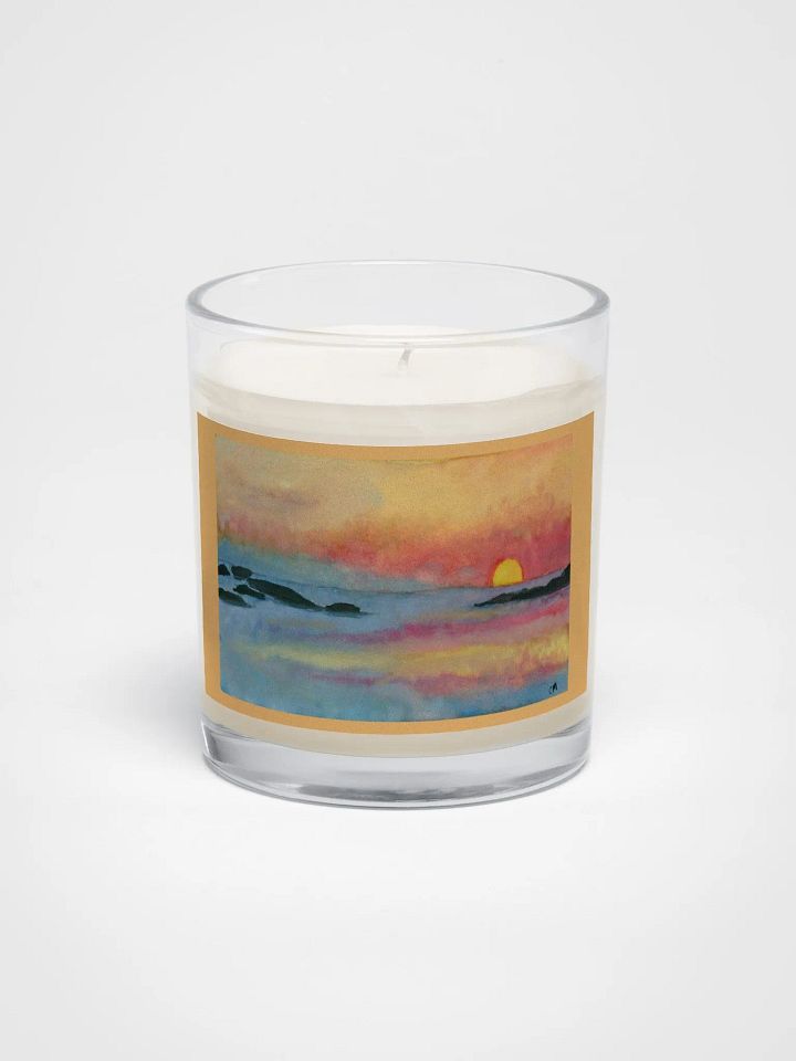 Sunset Watercolor Soy Candle product image (1)