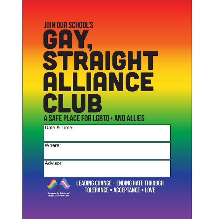 GSA Club Poster Template product image (1)
