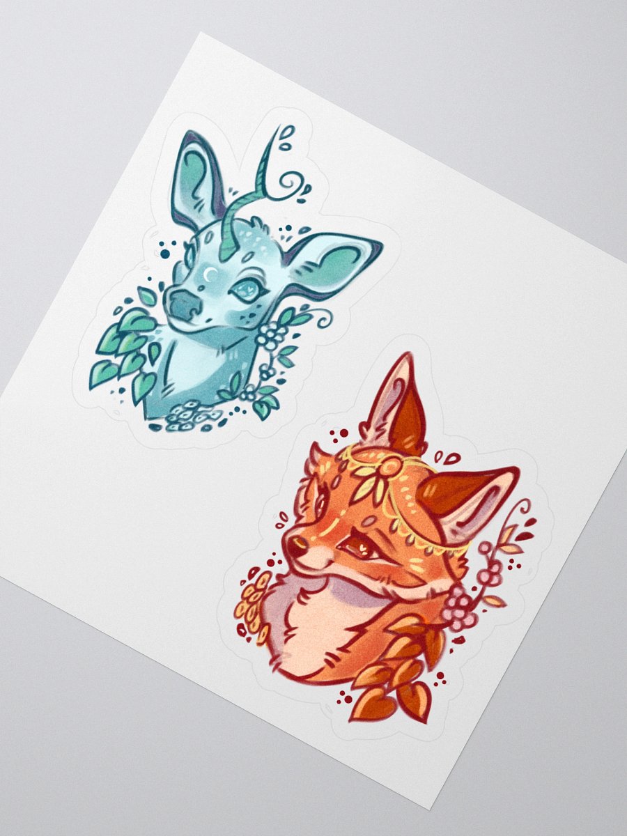 Forest path | Kiss-cut sticker sheet product image (2)