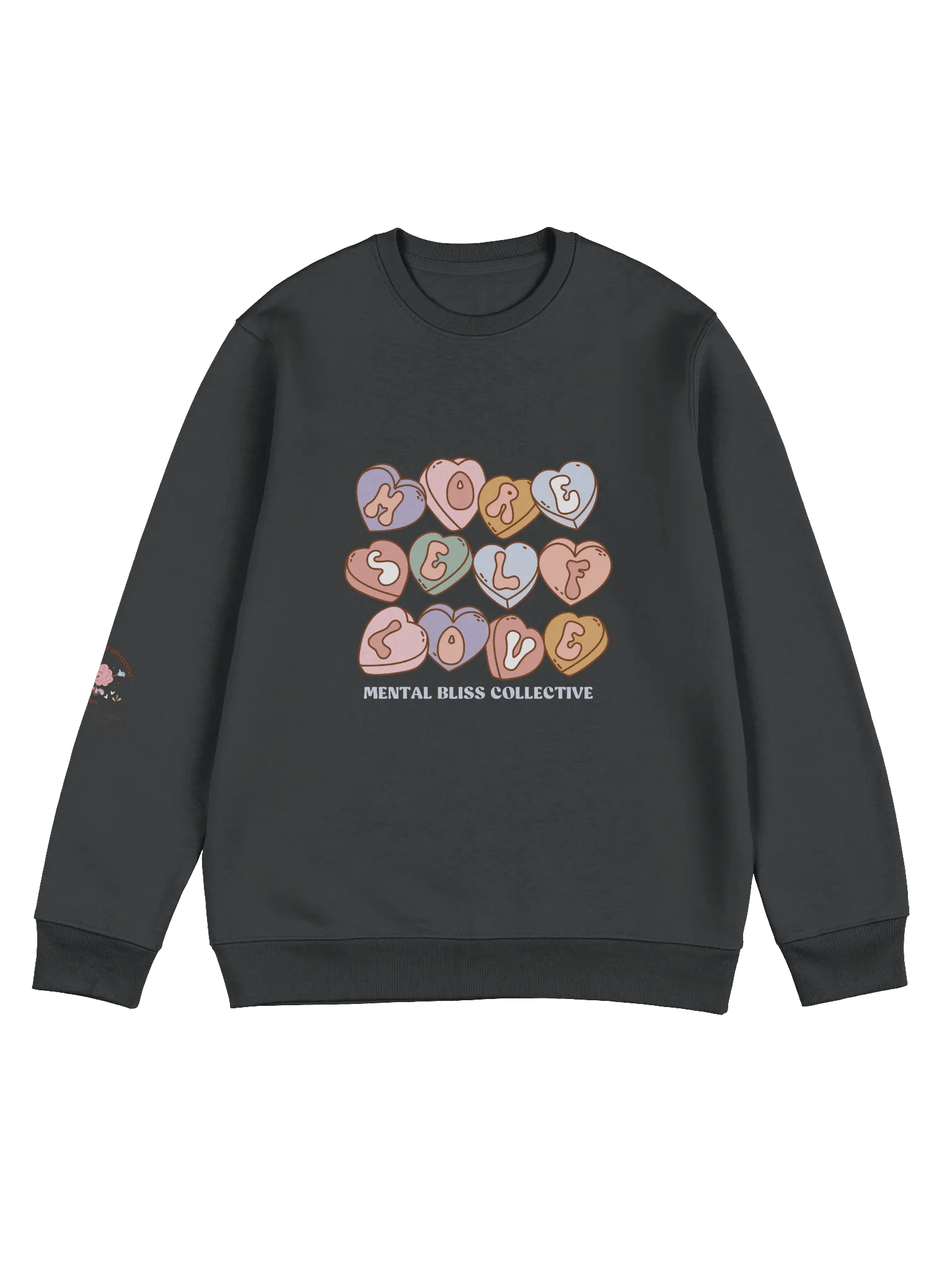 "More Self Love" Eco Sweatshirt - A Reminder to Embrace Yourself Crewneck product image (1)