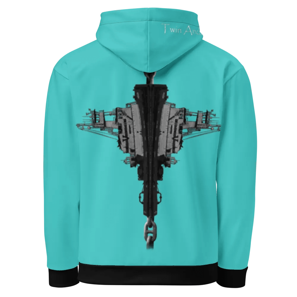 Turquoise Hudson VB-chain Hoodie product image (9)