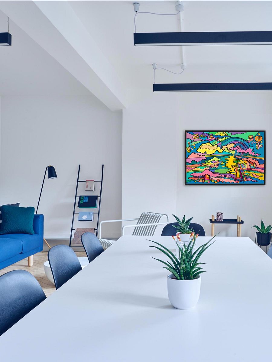 Vibrant Swirls Canvas Collection - Night Ocean product image (7)