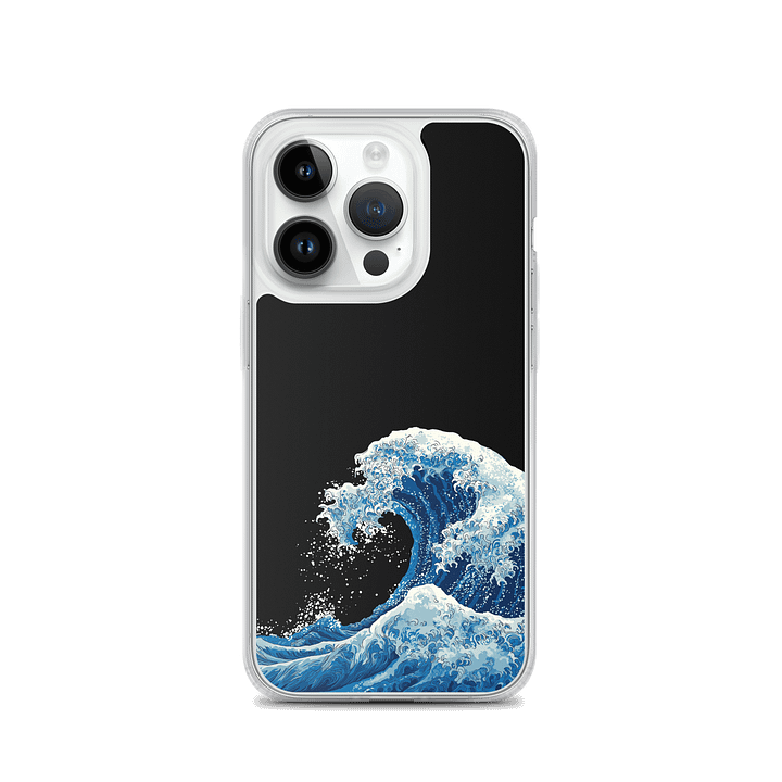 Wave iPhone Clear Case product image (3)