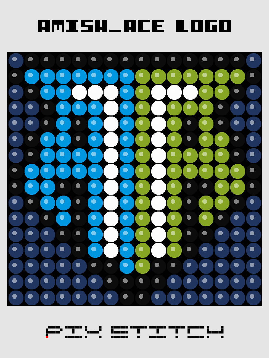 Amish_Ace Logo Pixel Art product image (1)