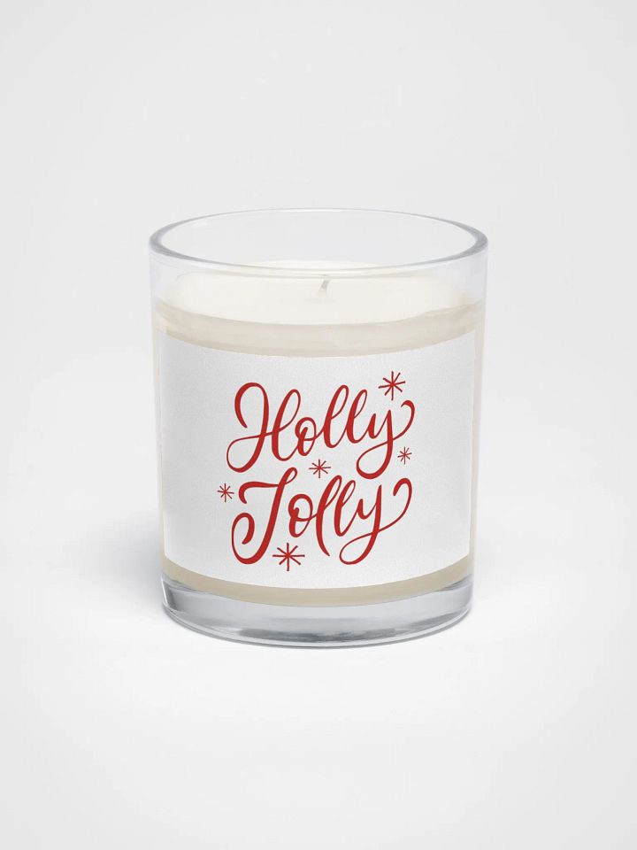 Holly Jolly Soy Wax Candle product image (1)