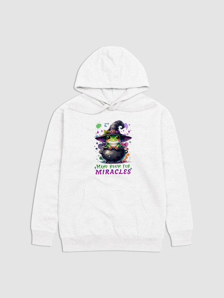 Make room for MIRACLES: White hoodie product image (1)