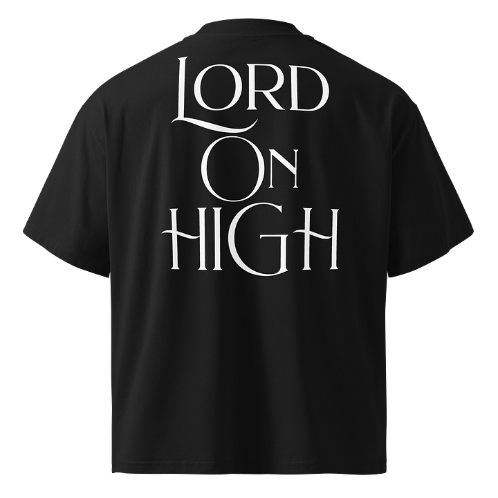 Lord On HIGH | LOH | UNISEX OVERSIZED Tee | White product image (2)