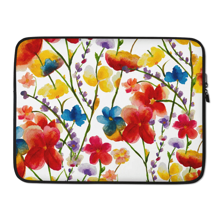 Floral Watercolor Dreams Laptop Sleeve product image (2)
