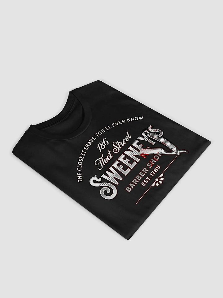 Sweeney Todd Barber Shop Tee – AS Colour Unisex Premium Gothic Broadway Shirt product image (2)
