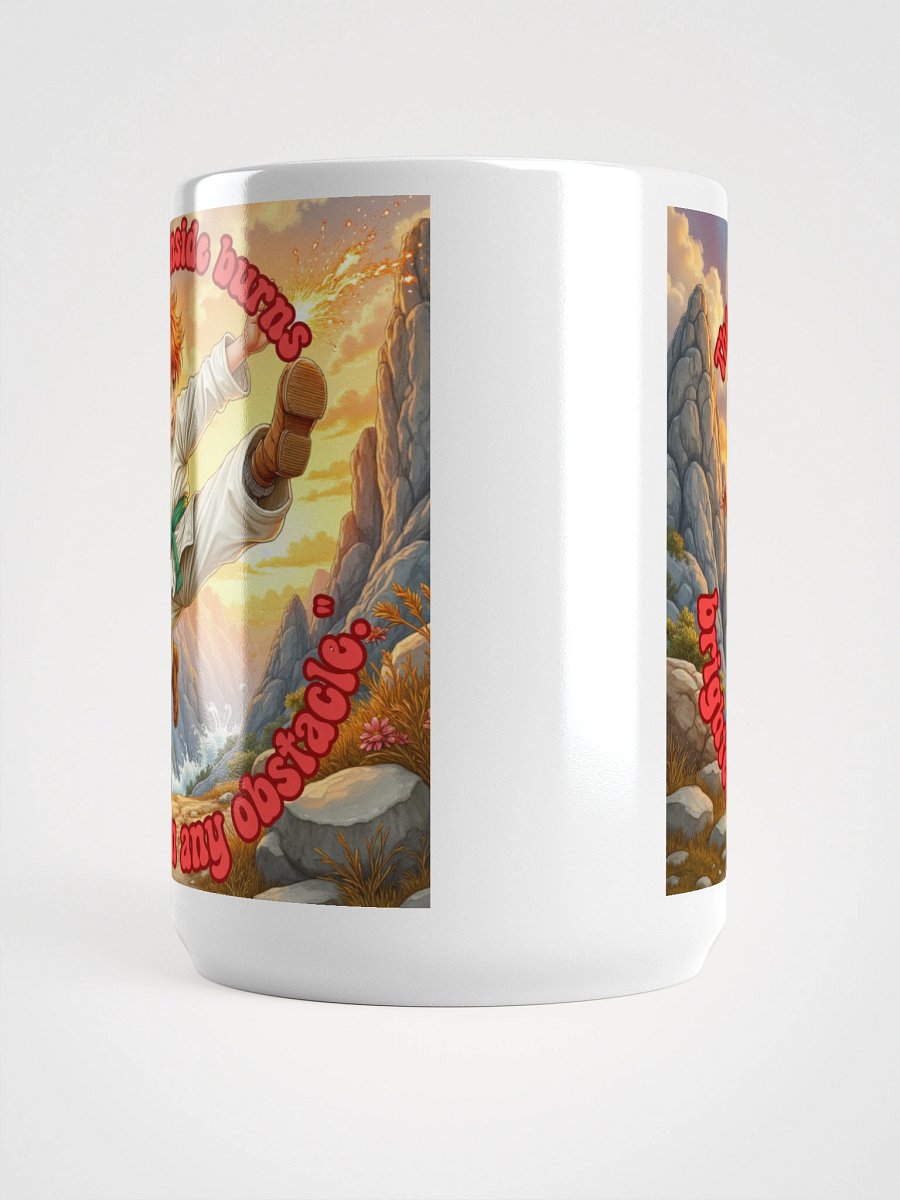 The Fire Inside – Motivational Martial Arts Mug (Double-Sided) product image (5)