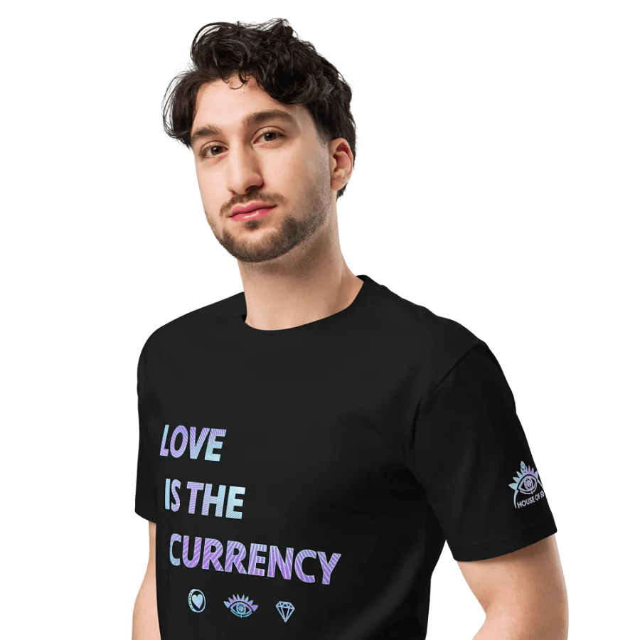 LOVE IS THE CURRENCY House of 5D Tee - Relaxed Fit Unisex product image (8)