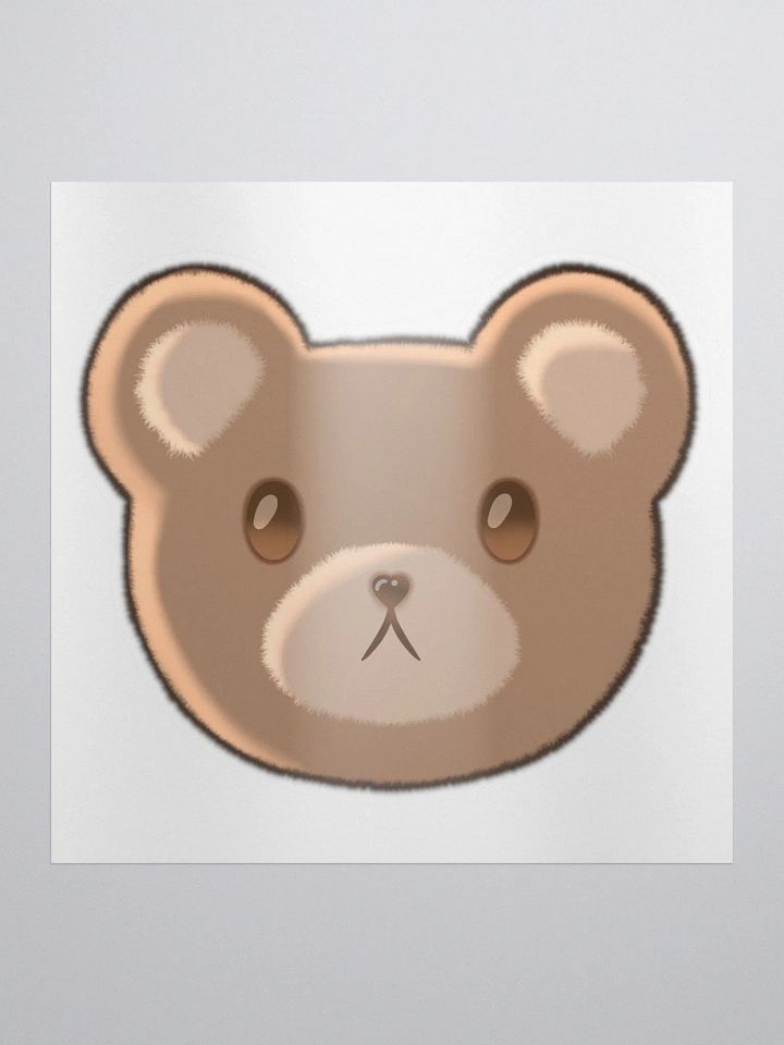 Cute & Cozy Teddy Bear - STICKER product image (1)