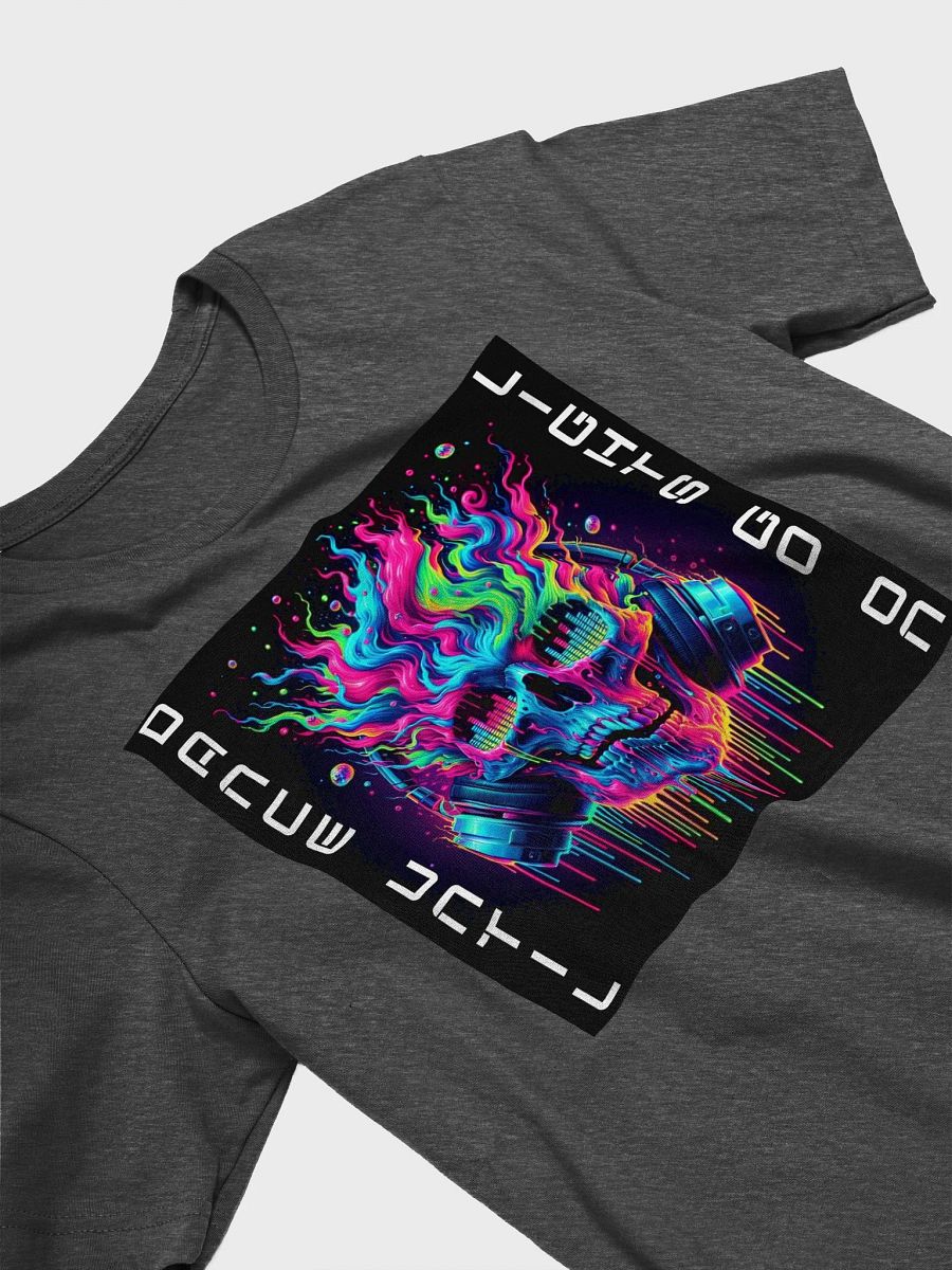 Neon Dance Skull T-Shirt Dance until lights go on product image (4)