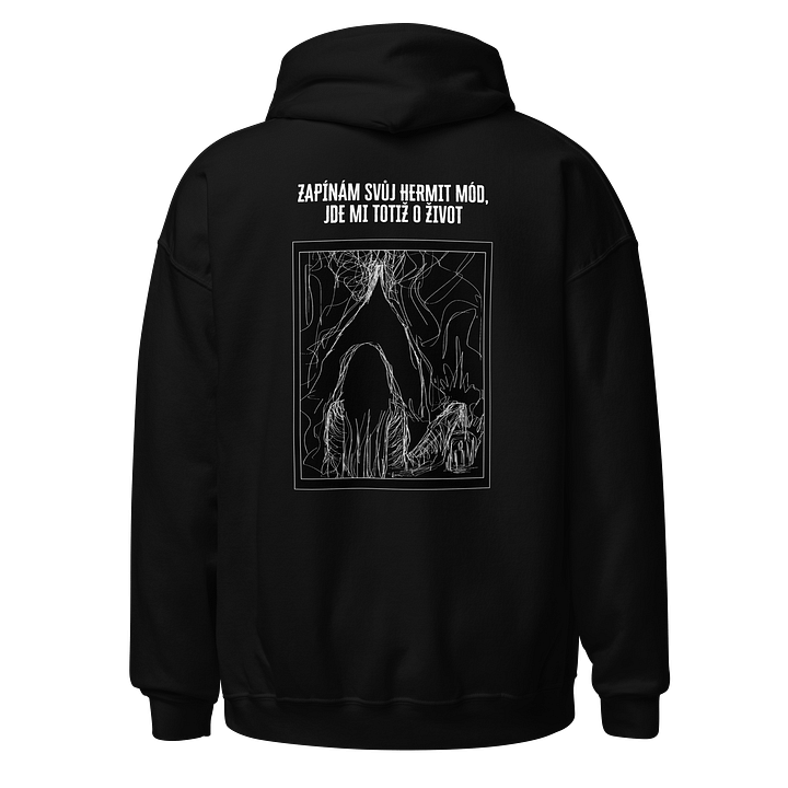 Hermit mód Black Hoodie product image (1)