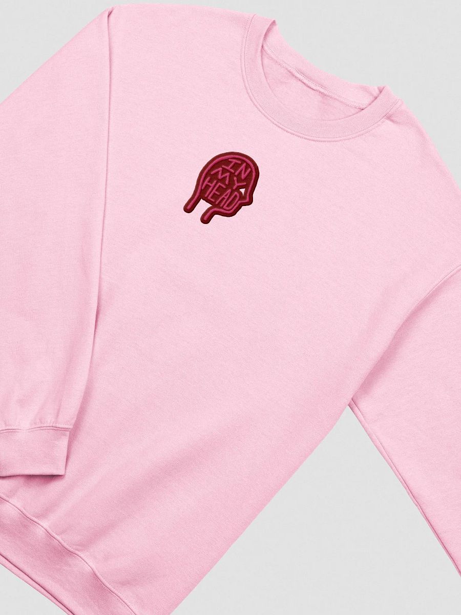 In My Head embroidered crewneck (rose bubble design) product image (1)