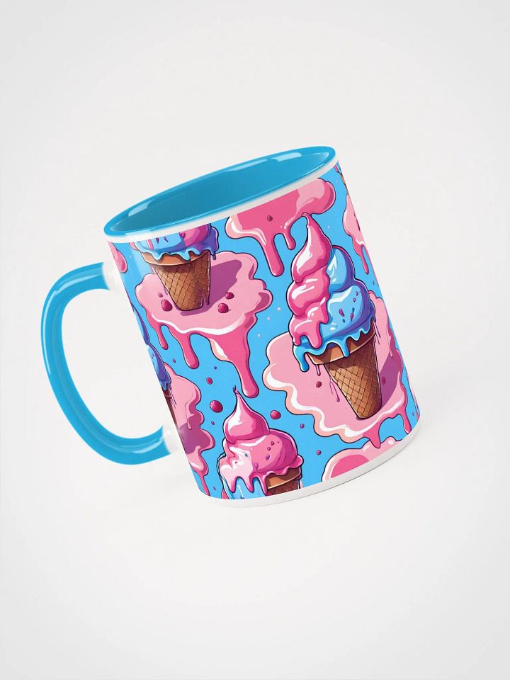 11oz Drinking Mug | Melted Icecream | Colourful Inside product image (2)