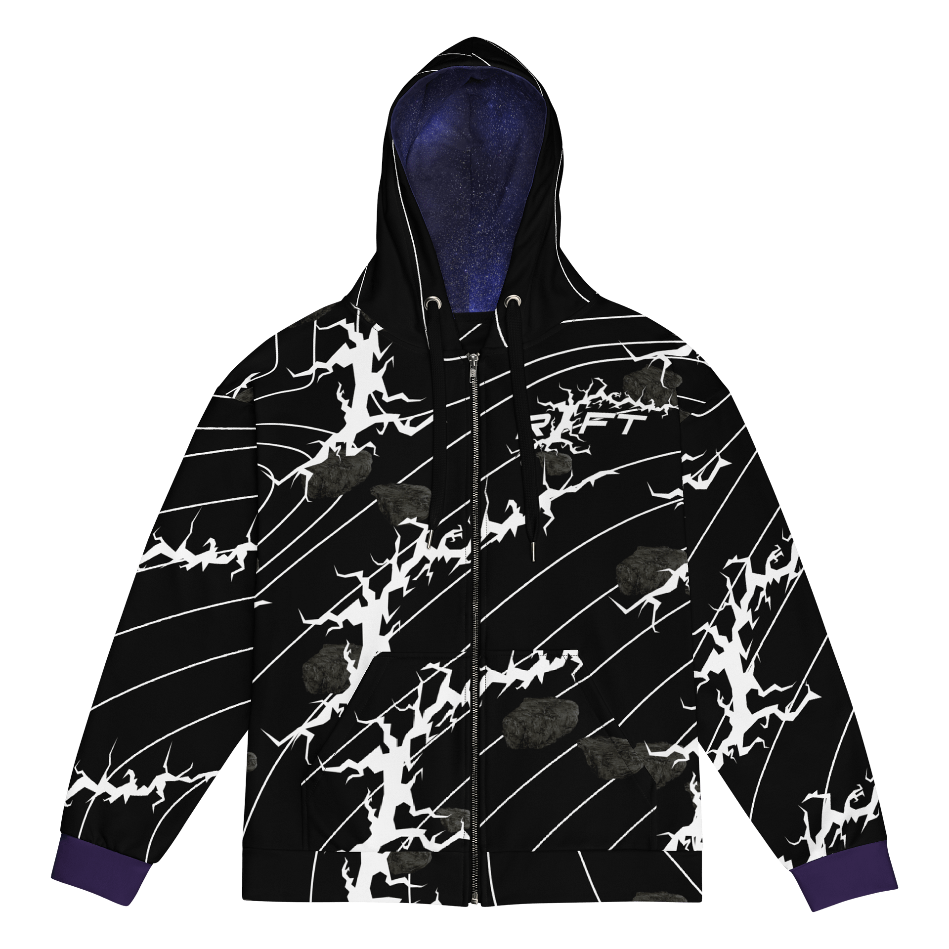 Krackle Unisex Zip Hoodie product image (1)