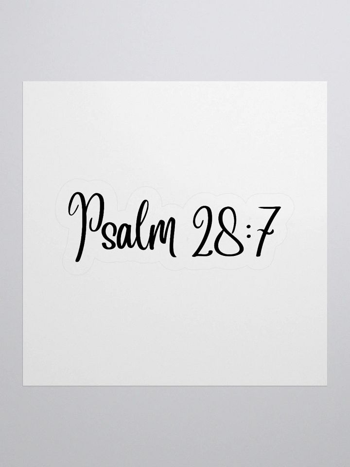 Psalm 28:7 product image (1)