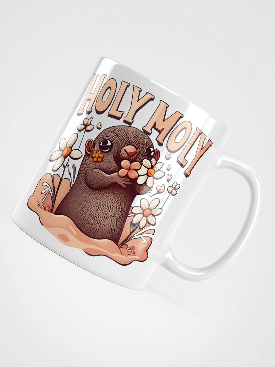 Holy Moly Cute Mole Ceramic Mug Design product image (12)
