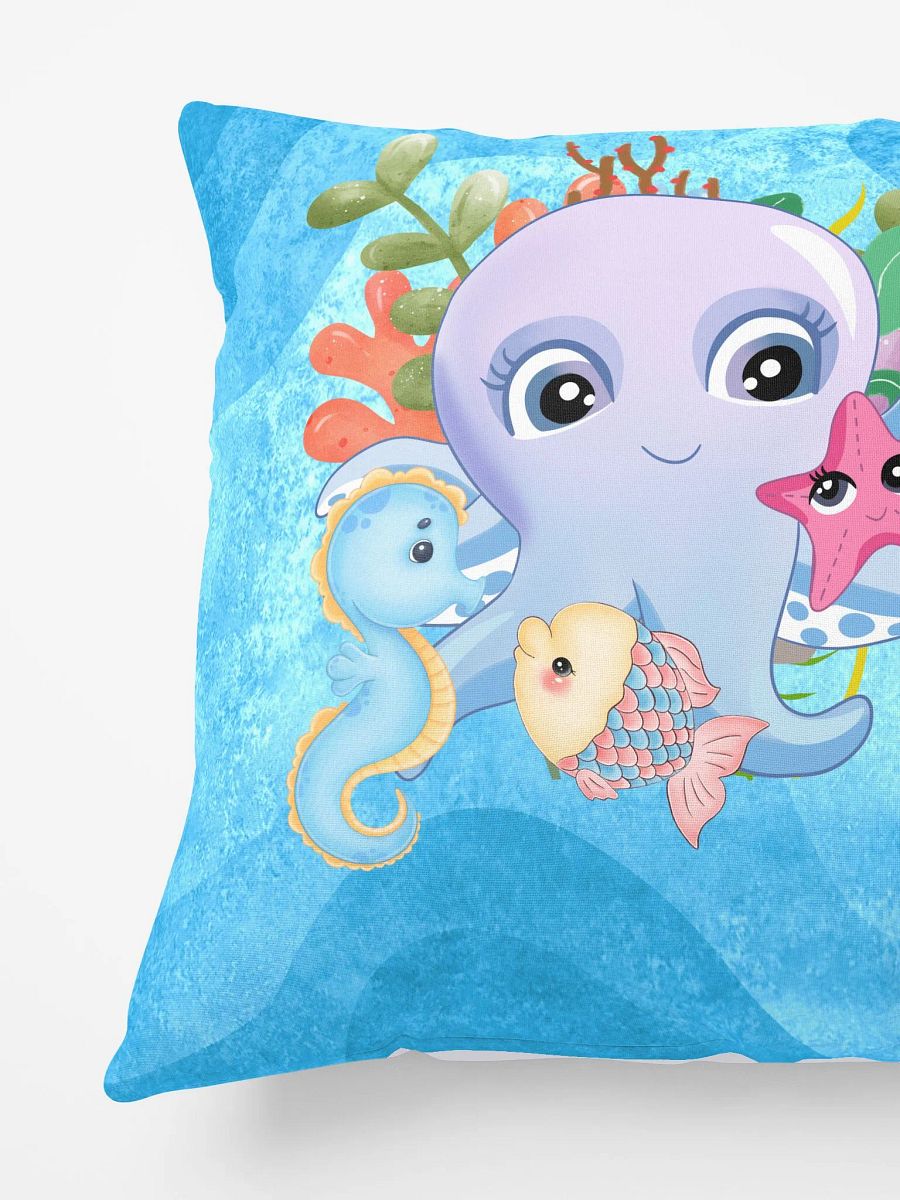 Octopus and Friends Throw Pillow product image (6)