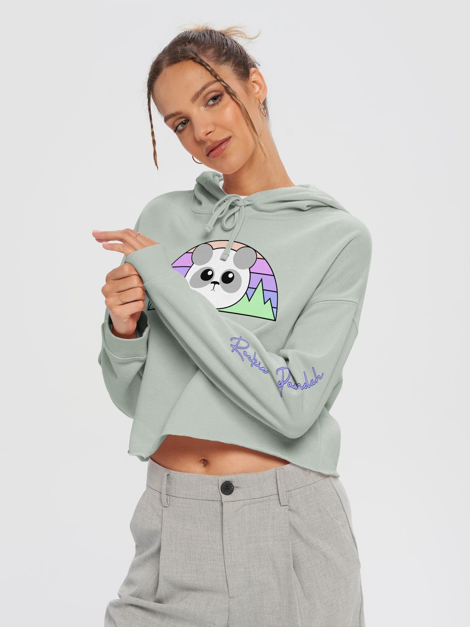 Pastel Crop Hoodie product image (3)