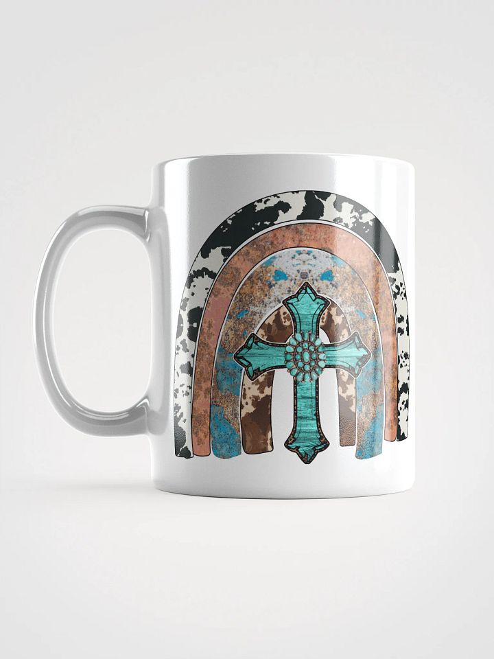 Jesus Rainbow Cowhide - White Mug product image (2)