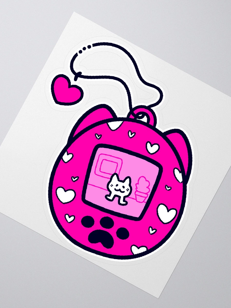 Lovely Digital Meow Sticker 2 - Hot Pink product image (5)
